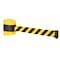 Queue Solutions WallPro 400, Yellow, 15' Yellow/Black BEWARE OPEN PIT Belt WP400Y-YBBOP150 - alternate 1